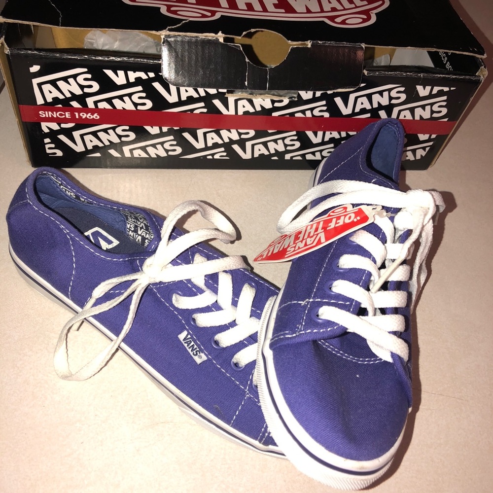 Purple vans size 8